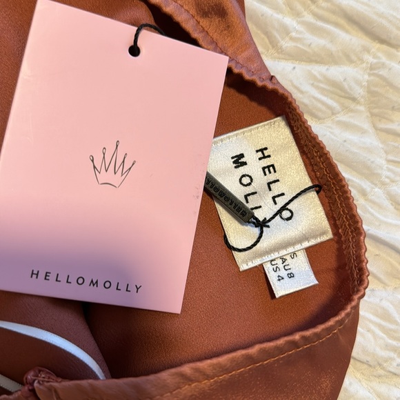 Hello Molly Rust Midi Dress - Picture 5 of 5